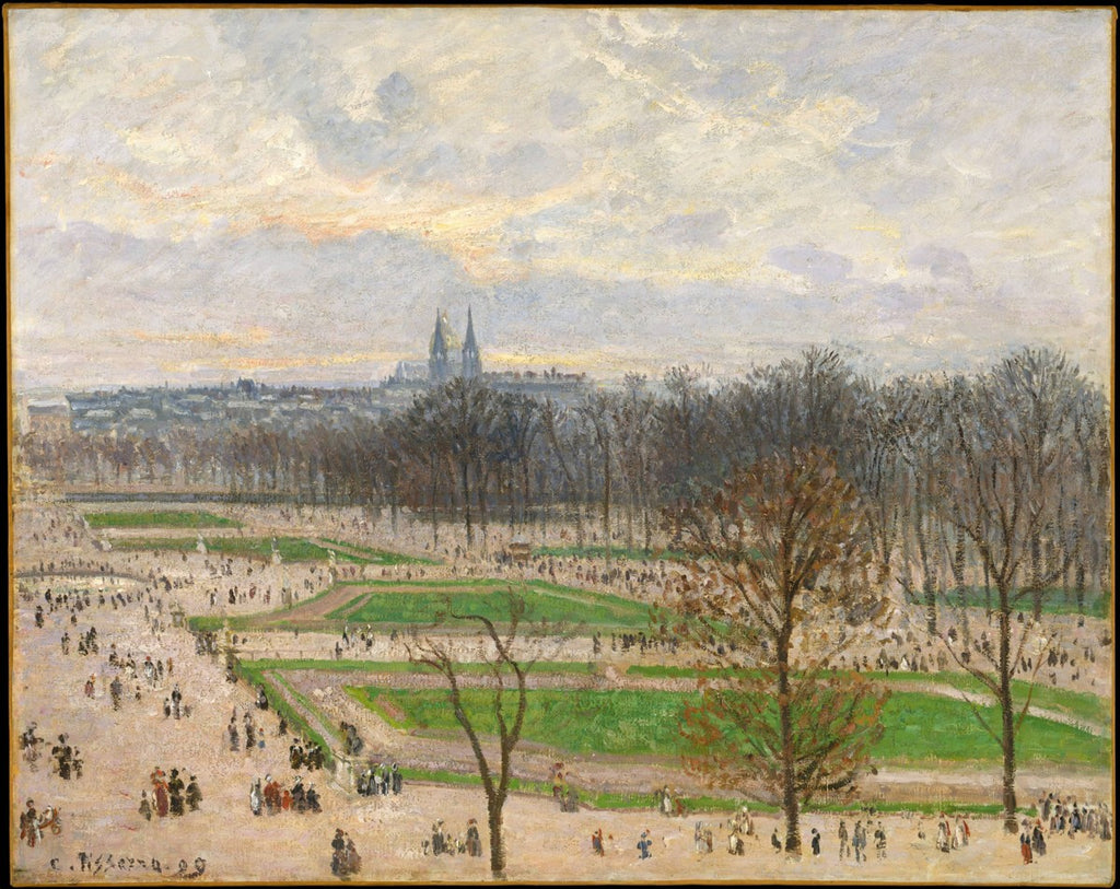 The Garden of the Tuileries on a Winter Afternoon, Camille Pissarro