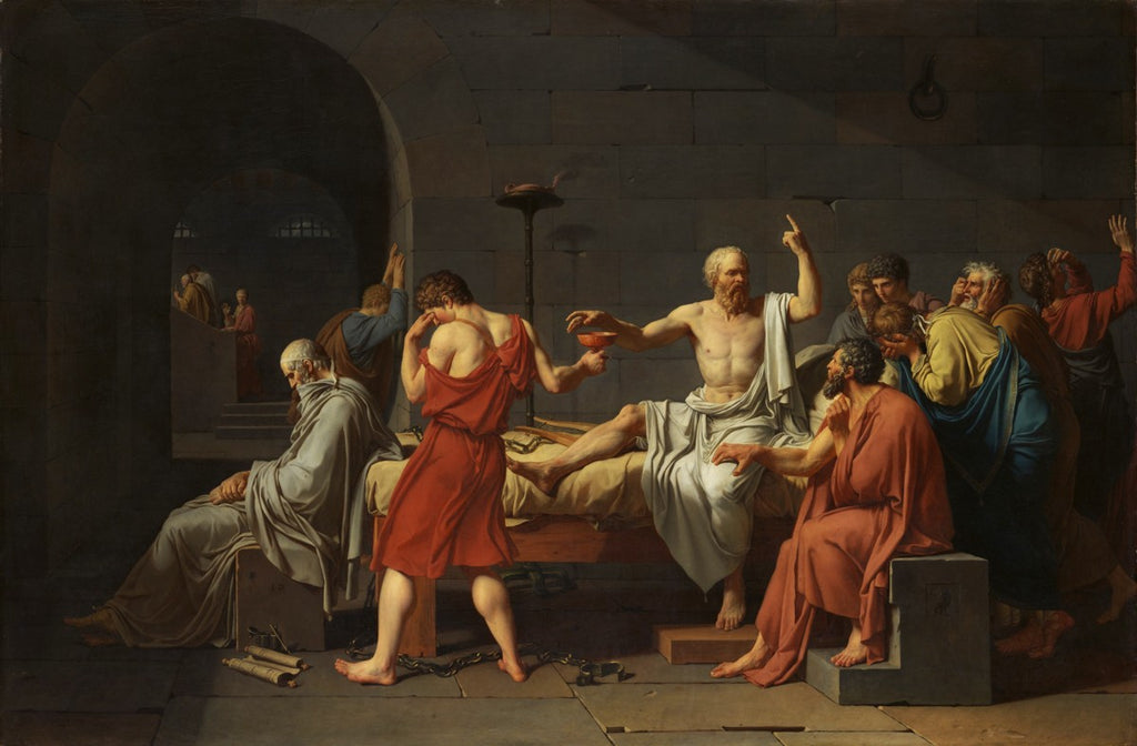 The Death of Socrates, Jacques Louis David