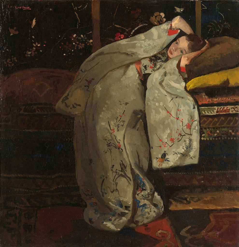 Girl in white kimono, George Hendrik Breitner, 1895