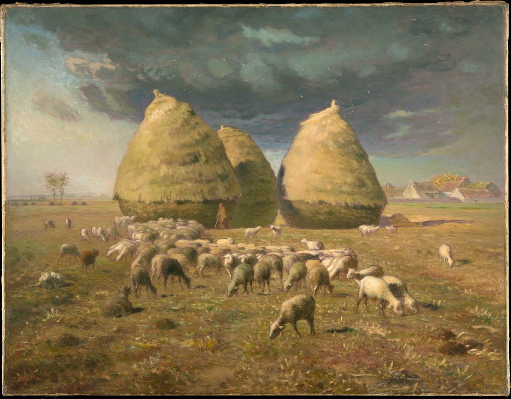 Haystacks: Autumn, Jean-François Millet