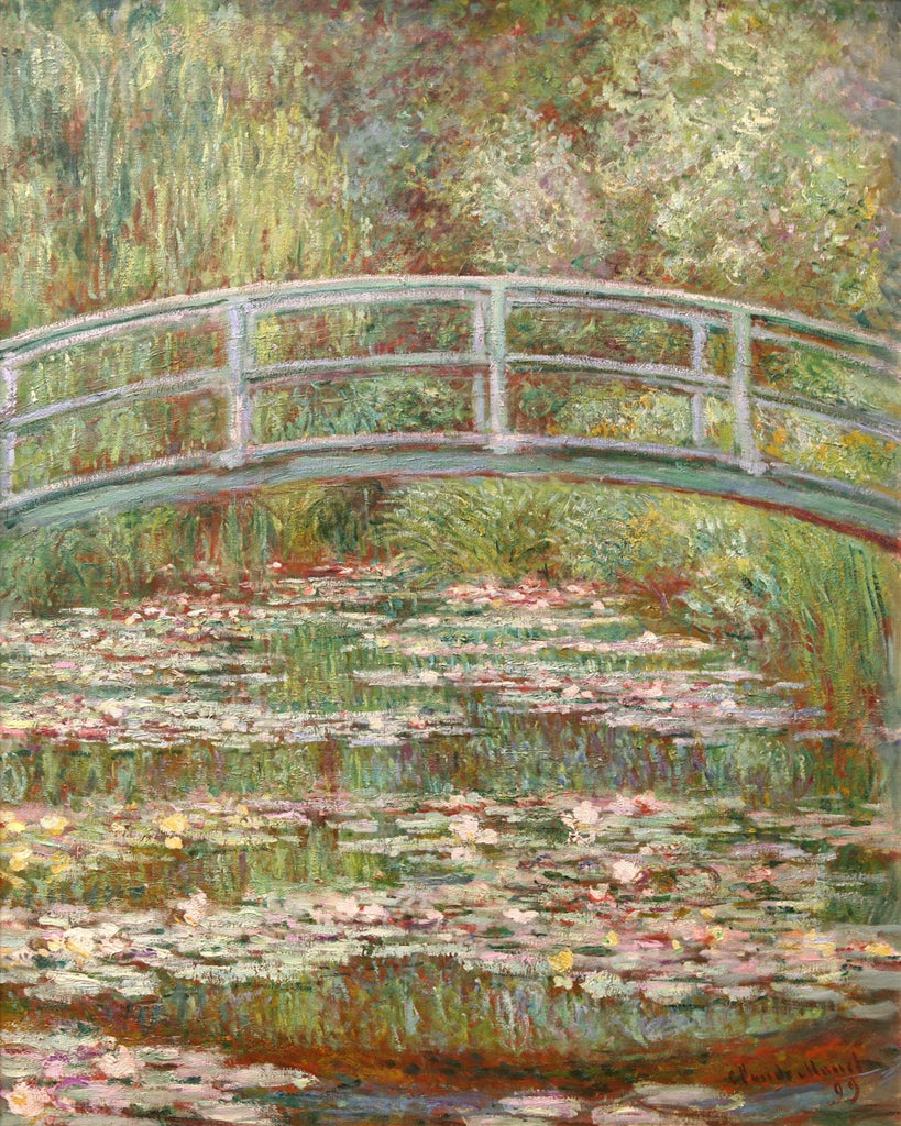 Bridge Over a Pond of Water Lilies, Claude Monet 1899