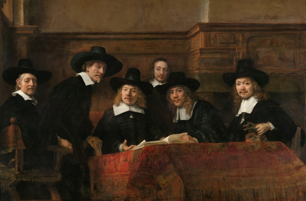 The Sampling Officials of the Amsterdam Drapers’ Guild, Known as ‘The Syndics’, Rembrandt
